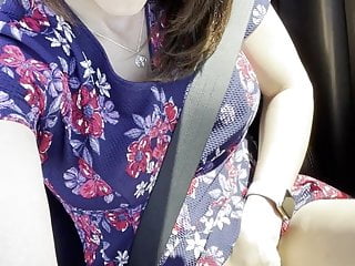 AutumnGoddess81 Driving Porn: Showing His Cock While Driving
